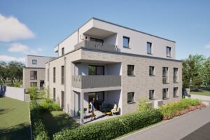 Straßenansicht Mehrfamilienhaus